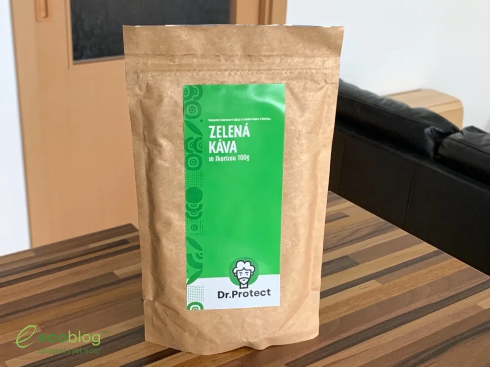 Dr. Protect CBD olaj a csomagolásában a teszt kezdetén