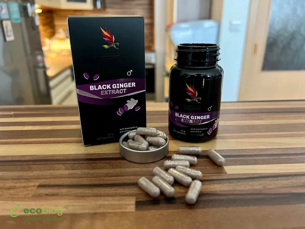 Black Ginger Extract csomagolás és árkiszerelés