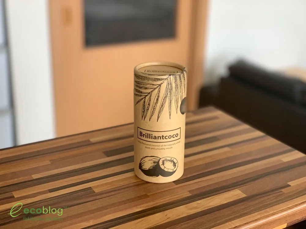 Brilliantcoco kókuszolaj tasak az oil pulling rituáléhoz