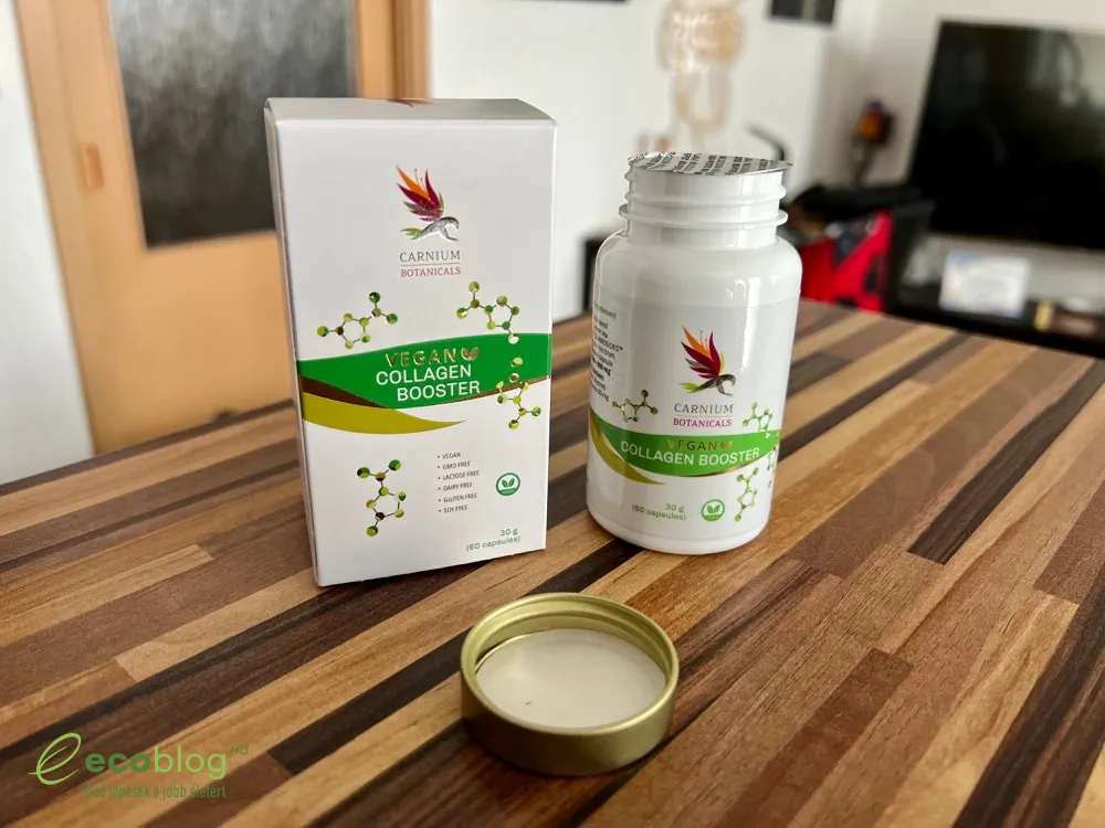 Vegan Collagen Booster összetevői: aminosavak, bambuszkivonat, csipkebogyó