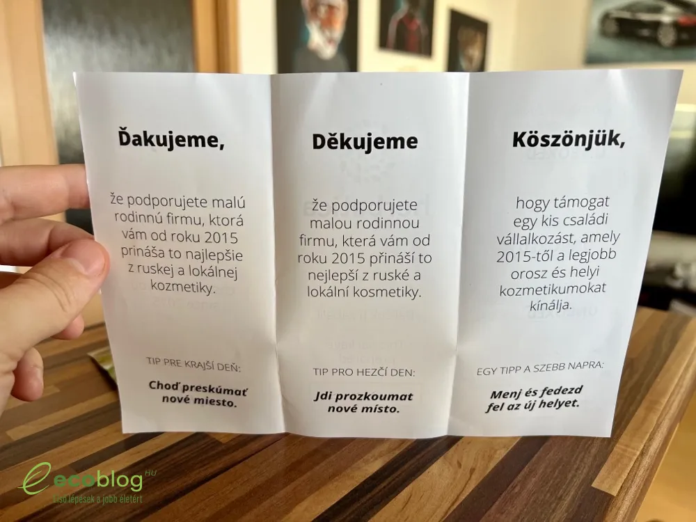 A Herbatica CBD és CBG csepp az asztalon