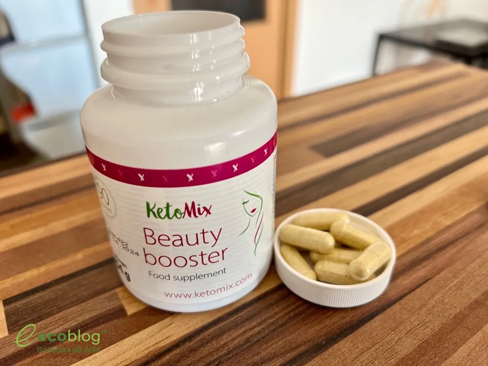 KetoMix Beauty booster kapszulák közelről