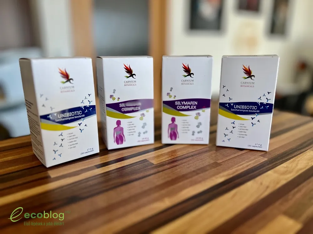 Az Unibiotic összetevőit bemutató termékfotó